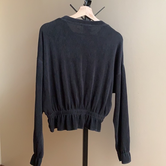 Peplum crew neck sweater - Picture 2 of 4